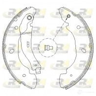 Тормозные колодки ROADHOUSE 4107.00 Ford Transit 7 (FM) Грузовик 2.2 TDCi 100 л.с. 2011 – 2014 FHC8TD6 ZSX41070 0