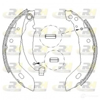 Тормозные колодки ROADHOUSE 1459950 B6GERY ZSX40830 0 4083.00