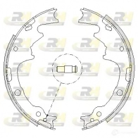 Тормозные колодки ROADHOUSE Jeep Wrangler (TJ) 2 Внедорожник 2.4 143 л.с. 2002 – 2007 TRA8B ZSX 418801 4188.01