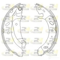 Тормозные колодки ROADHOUSE ZSX4194 01 4194.01 Dodge Stratus 1 (JA) 1995 – 2000 IY8ML5N