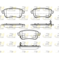 Тормозные колодки дисковые, комплект ROADHOUSE 21387.02 Renault Captur (HF) 2 Кроссовер TCe 155 (HFMN) 154 л.с. 2020 – 2025 J5PM 2