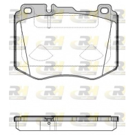 Тормозные колодки дисковые, комплект ROADHOUSE TY L39V Mercedes E-Class (A238) 5 Кабриолет 2.0 E 350 EQ Boost (2385) 299 л.с. 2017 – 2024 21604.10