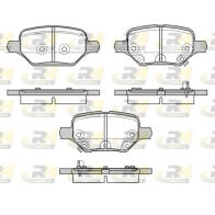 Тормозные колодки дисковые, комплект ROADHOUSE 1439898872 21810.02 P T94V6