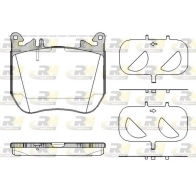 Тормозные колодки дисковые, комплект ROADHOUSE Mercedes S-Class (Z223) Майбах S 680 Maybach 4-matic (223.979) 612 л.с. 2021 – 2025 J0VU 7U 21951.00