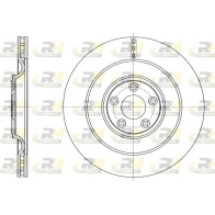 Тормозной диск ROADHOUSE Jaguar XK (X150) 2 Купе 5.0 xKR 530 л.с. 2010 – 2014 61747.10 V BXZA57