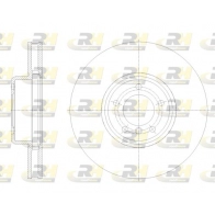 Тормозной диск ROADHOUSE 62126.10 ERZZ 2M5 Bmw 6 (E63) 2 Купе 3.0 635 d 286 л.с. 2007 – 2010