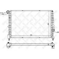 Радиатор охлаждения двигателя STELLOX 3598908 10-25497-SX SQ7ELG D AN5VC