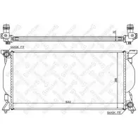 Радиатор охлаждения двигателя STELLOX 9O GUB XMFNDC 10-25513-SX Audi A4 (B7) 3 Кабриолет 2.4 170 л.с. 2002 – 2005