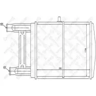 Радиатор охлаждения двигателя STELLOX 13 LO2 Audi 80 (B4, 8G7) 4 Кабриолет 2.3 E 133 л.с. 1991 – 1994 182LQIQ 10-25534-SX