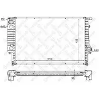 Радиатор охлаждения двигателя STELLOX BNHWHL Bmw 3 (E36) 3 Универсал 2.5 323 i 170 л.с. 1995 – 1999 JPFTMG L 10-25571-SX