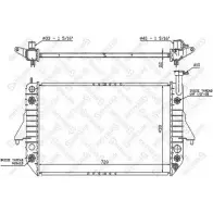 Радиатор охлаждения двигателя STELLOX 10-25599-SX 3599009 YF6D2 KI 8MQ1CG9