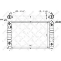 Радиатор охлаждения двигателя STELLOX 3599011 XIL IWQZ 10-25601-SX LWAT15G