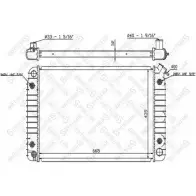 Радиатор охлаждения двигателя STELLOX 10-25606-SX 3JG O6VE 3599016 64ILVPJ