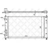 Радиатор охлаждения двигателя STELLOX 7 X5IYA E20MNR0 10-25755-SX Fiat Multipla (186) 1 Минивэн 1.6 16V Blupower (186AMA1A) 95 л.с. 1999 – 2010