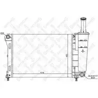 Радиатор охлаждения двигателя STELLOX 10-25774-SX HBWVAR 9 T62MJA 3599182