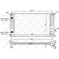 Радиатор охлаждения двигателя STELLOX KLAA6 10-25786-SX 7C33 U Ford Fiesta 4 (DX, J) 1995 – 2002