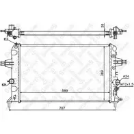Радиатор охлаждения двигателя STELLOX 3599423 XFA7I8 10-26015-SX 7VR6 S9