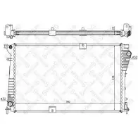 Радиатор охлаждения двигателя STELLOX 10-26019-SX 6PWO V Y5KGGW Opel Vivaro (A) 1 Автобус 2.5 CDTI (F7) 146 л.с. 2006 – 2025