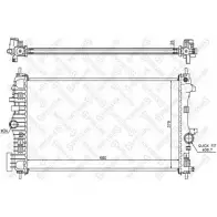 Радиатор охлаждения двигателя STELLOX Chevrolet Malibu 8 (V300) Седан 2.0 D 160 л.с. 2012 – 2024 10-26024-SX D48YL MUZ2 P3