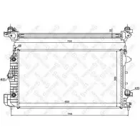 Радиатор охлаждения двигателя STELLOX 3599465 10-26057-SX OUBGG D5 18CZ1PK