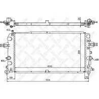 Радиатор охлаждения двигателя STELLOX 10-26060-SX 8FPR 0FO PTCIX Opel Astra (H) 3 Хэтчбек 1.6 Turbo (L48) 180 л.с. 2007 – 2010