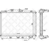 Радиатор охлаждения двигателя STELLOX 10-26081-SX 86S YMOH 3599489 WOPX4