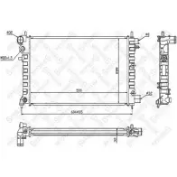 Радиатор охлаждения двигателя STELLOX B3I7W 6G LIT 3599519 10-26111-SX