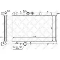 Радиатор охлаждения двигателя STELLOX 3UOUTR 10-26133-SX 3599541 8 EYME