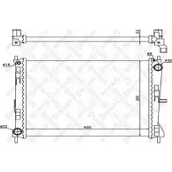 Радиатор охлаждения двигателя STELLOX 13X J3 10-26159-SX XTW3POW Renault Modus (FJP0) 1 Хэтчбек 1.5 dCi (JP02) 103 л.с. 2007 – 2025