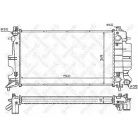 Радиатор охлаждения двигателя STELLOX 10-26230-SX HA2P6LI 3599638 CG GL8