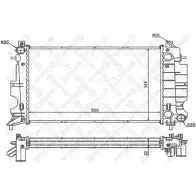 Радиатор охлаждения двигателя STELLOX 10-26233-SX 3599641 VSA1 4 D9SXI