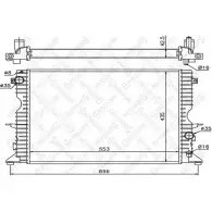 Радиатор охлаждения двигателя STELLOX 2YYKT3 10-26284-SX R9 YMP Land Rover Defender 1 (L316) Пикап