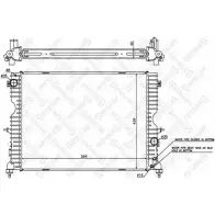 Радиатор охлаждения двигателя STELLOX 10-26285-SX Z3T WL 3599693 ZQRO3C