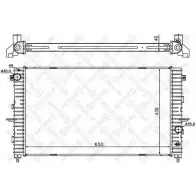 Радиатор охлаждения двигателя STELLOX 6X6 XXP 10-26286-SX Land Rover Discovery 1, 2 (L318) Внедорожник 4.0 V8 4x4 185 л.с. 1998 – 2004 H9TOW