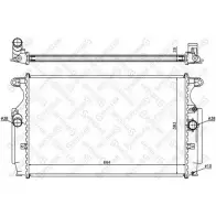 Радиатор охлаждения двигателя STELLOX 7UXPX74 A0ZI Q3 Toyota Verso 10-26362-SX