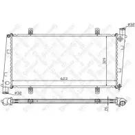 Радиатор охлаждения двигателя STELLOX 10-26455-SX T PFU9R4 TYCCV Volvo S40 1 (644) Седан 2.0 T4 200 л.с. 2000 – 2003