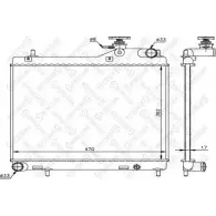 Радиатор охлаждения двигателя STELLOX RMJJ R WXJJMK3 3599948 10-26544-SX