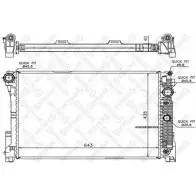 Радиатор охлаждения двигателя STELLOX D9TWLR 10-26549-SX W4RN D Mercedes GLK (X204) 1 2008 – 2015