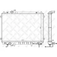 Радиатор охлаждения двигателя STELLOX D7S6 TR 10-26597-SX Hyundai Terracan 7Y60WJ1