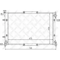 Радиатор охлаждения двигателя STELLOX V1QP Y CPKWO 10-26639-SX Subaru Legacy (BG) 2 Универсал 2.2 i 4WD 131 л.с. 1996 – 1998