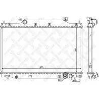 Радиатор охлаждения двигателя STELLOX J3T6 X 10-26670-SX Honda Civic 7 (EU, EP, EV) Хэтчбек 2.0 i Sport 160 л.с. 2001 – 2005 MYB5B