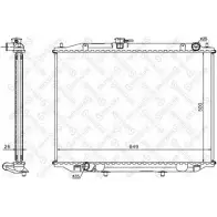 Радиатор охлаждения двигателя STELLOX K1YRO 10-26716-SX Nissan Terrano (R20) 2 Кроссовер 3.0 Di 4WD 154 л.с. 2002 – 2007 4 IJKWDS