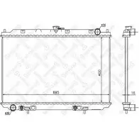 Радиатор охлаждения двигателя STELLOX 10-26727-SX PCH RIU Nissan Almera Tino (V10) 1 1998 – 2006 ZHL7RB