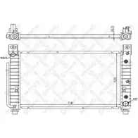 Радиатор охлаждения двигателя STELLOX M DVBYPR 3600140 68OFR 10-26737-SX