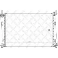 Радиатор охлаждения двигателя STELLOX 8 LOR7 L383RTX Ford Fiesta 5 (CBK, JH, JD) Хэтчбек 2.0 ST150 150 л.с. 2005 – 2008 10-26750-SX