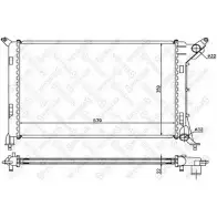 Радиатор охлаждения двигателя STELLOX 10-26787-SX Mini Cooper (R52) 1 Кабриолет 2A93Z7O N 7TN5