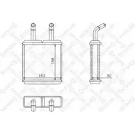 Радиатор печки, теплообменник STELLOX Hyundai Accent (LC) 2 Седан ZK0S 25C PSL5QYS 10-35133-SX