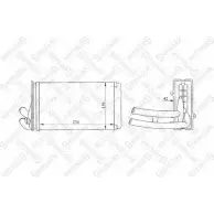 Радиатор печки, теплообменник STELLOX G7EJNON EH IPM3 10-35150-SX Audi 80 (B4, 8C5) 4 Универсал 1.6 E 101 л.с. 1993 – 1996