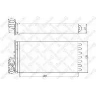 Радиатор печки, теплообменник STELLOX Citroen C3 1 (FC, PF1) Хэтчбек 1.1 i 60 л.с. 2002 – 2025 DCT LR 8F3NZ1 10-35159-SX