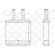 Радиатор печки, теплообменник STELLOX 3GJN0 B0ZD1 9H Kia Pride (DA) 1 Хэтчбек 1.3 16V 72 л.с. 1990 – 2001 10-35188-SX